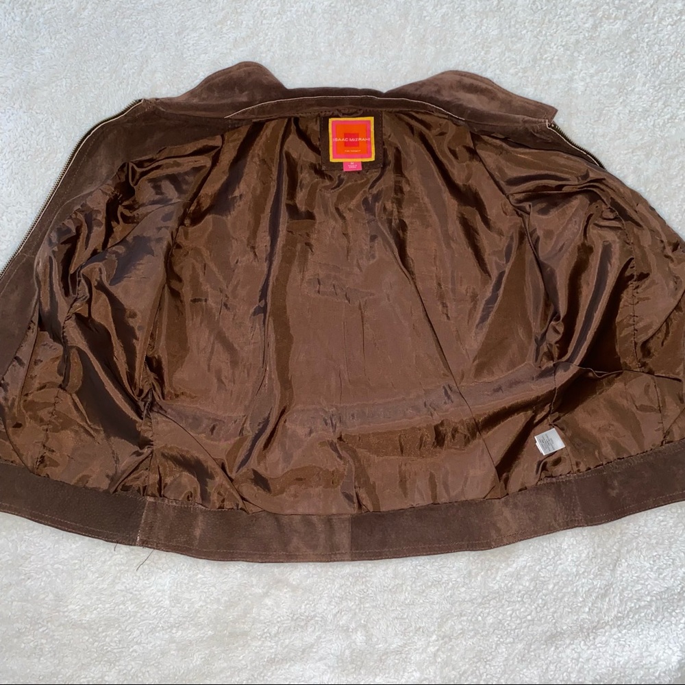 Y2K Brown Suede Jacket - Picture 6 of 9